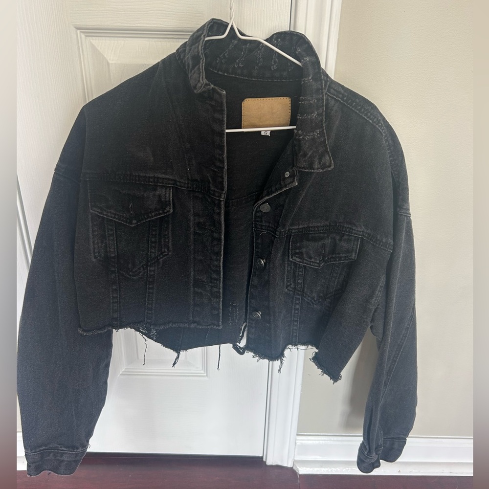 Black Jean Jacket